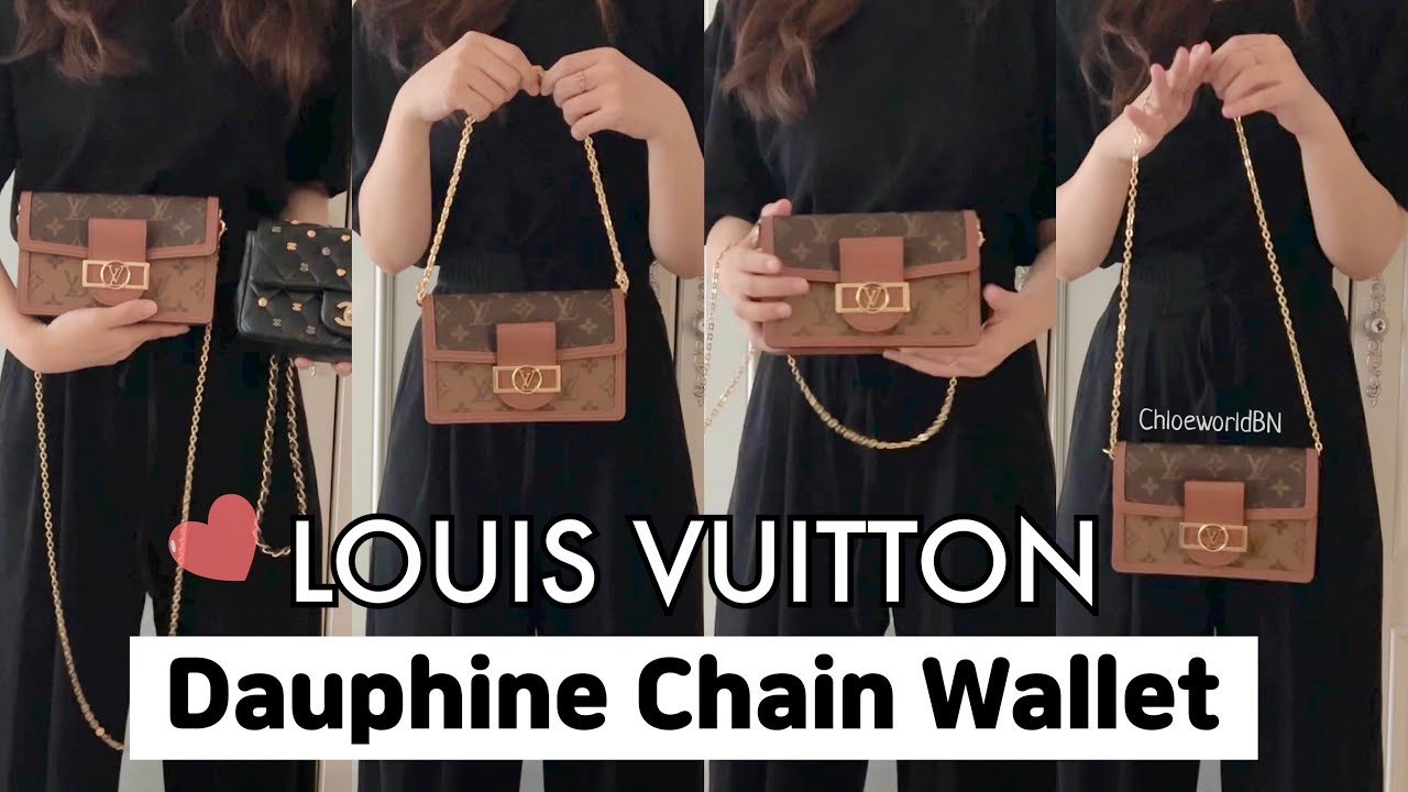 Handbags Louis Vuitton Louis Vuitton Dauphine Chain Wallet New