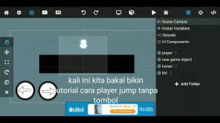 cara player bisa jump tanpa tombol di max2d