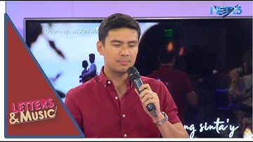 Christian Bautista promotes his revival newest single "Ligaya" (NET25 LETTERS AND MUSIC)