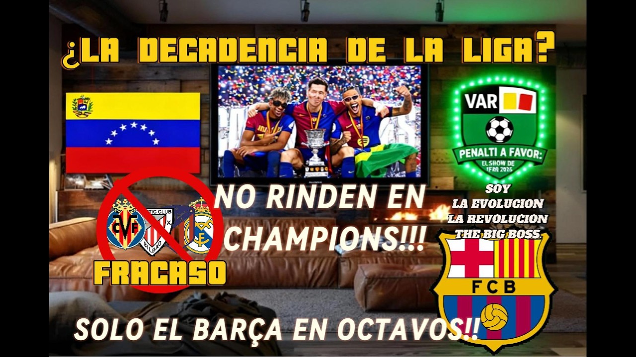 🔥La decadencia de LaLiga en Champions: solo sobreviven los mismos de siempre🔥