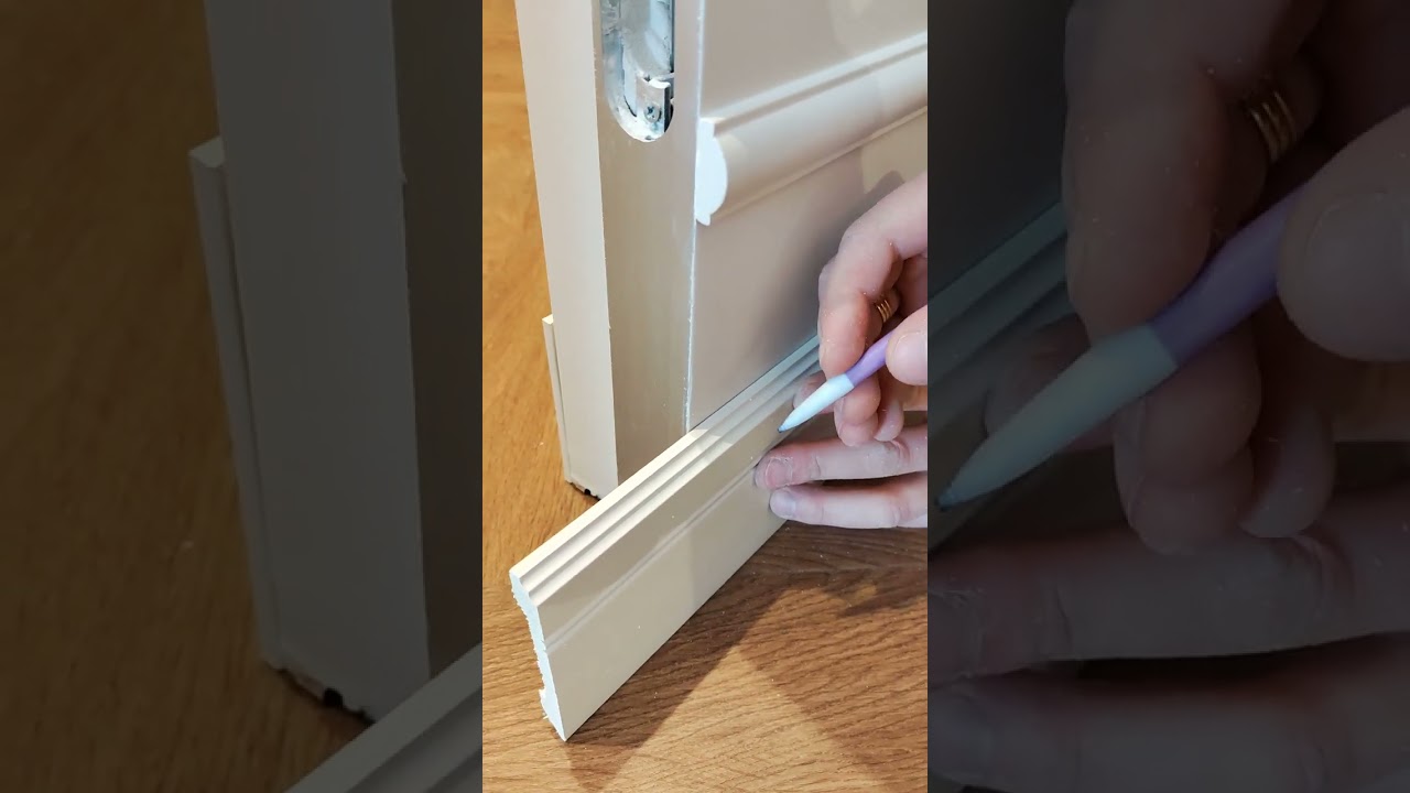 procesul de montare a plintei duropolimer