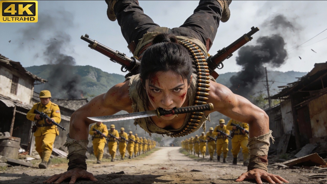 ⚔️【2025最新抗日神劇】柔弱少女竟是超強特工潛入日軍敵營，瞬間殲滅日軍一個連⚔️ Kungfu丨Action丨功夫丨抗日丨動作丨Chinesedrama丨中國電視劇丨中国功夫丨枪战丨Tai Chi