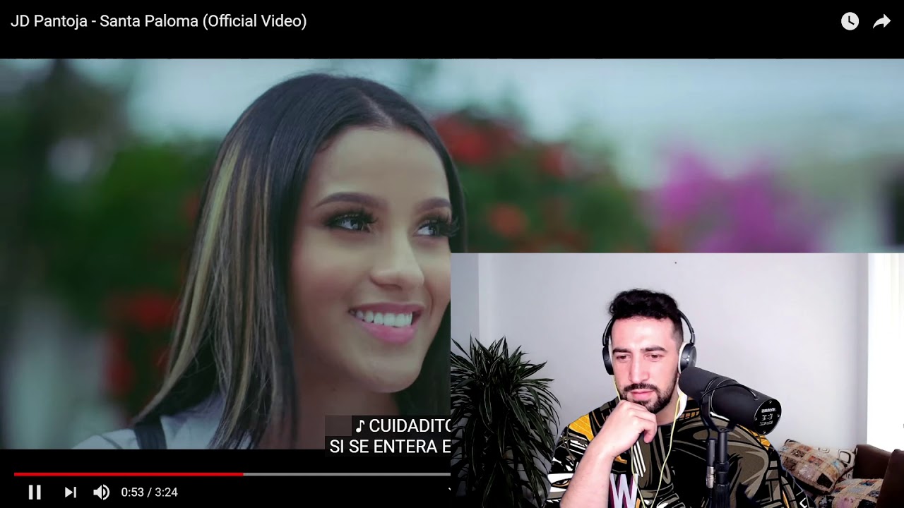 JD Pantoja - Santa Paloma (Official Video) (REACCIÓN Esto es Jeito) 💜