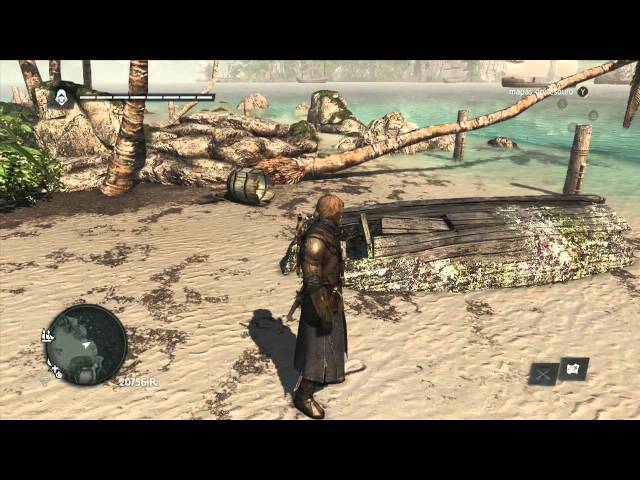 Assassins Creed 4 Black Flag - Mapa do Tesouro/Treasure Map (633,784) 