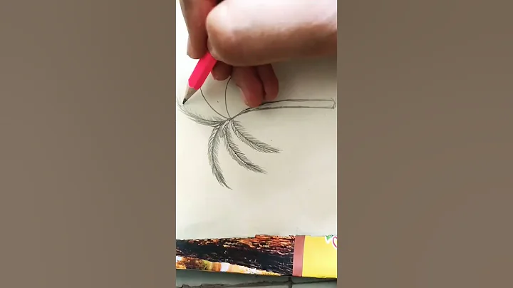 #easy #coconut #tree #drawing #sketching #art#beautiful #nature