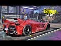 Need for speed heat gameplay  1200hp ferrari laferrari customization  max build 400