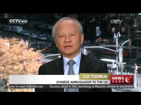 Chinese ambassador to US comments on bilateral relations & Trump's victory China SCIO