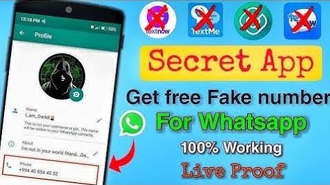 How To Create a Fake Number On WhatsApp FreeTone or Textme Lock this number problem solve Done ✅