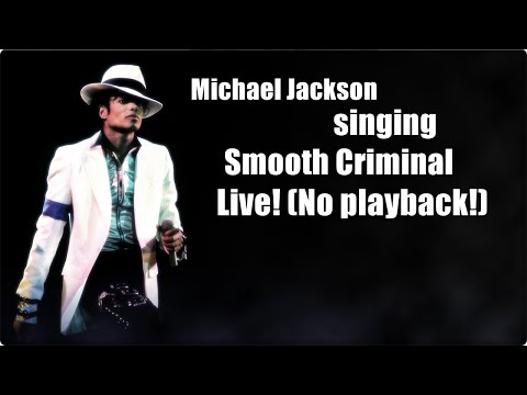 Michael Jackson Singing Smooth Criminal Live Bad Tour