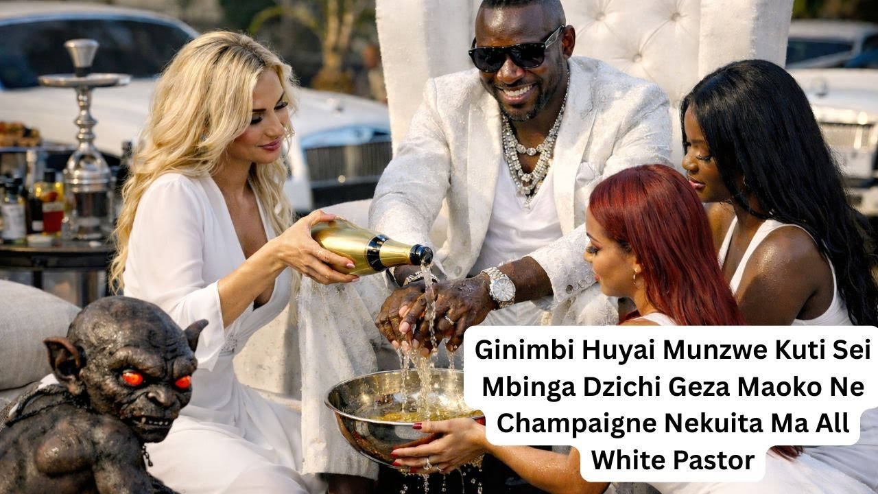 Ginimbi Huyai Munzwe  Kuti Sei Mbinga Dzichi Geza Maoko Ne Champaigne Nekuita Ma All White Pastor