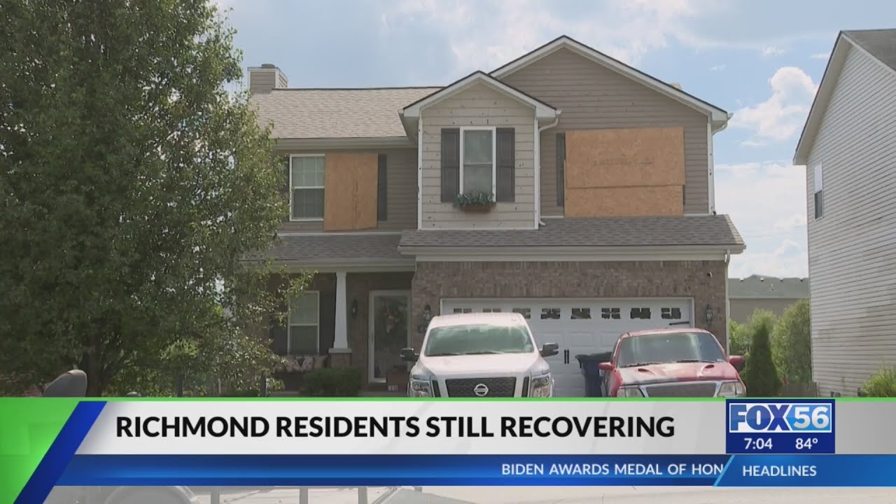 Richmond residents still recovering after storms damage homes - YouTube