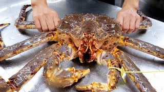 역대급 꽉찬 속살! 거대 알래스카 킹크랩을 볶고, 삶고, 튀기고, 볶아 먹는 방법 / Giant King Crab | Vietnam street food