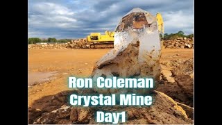 Ron Coleman crystal Mine a great place to find Arkansas state Mineral