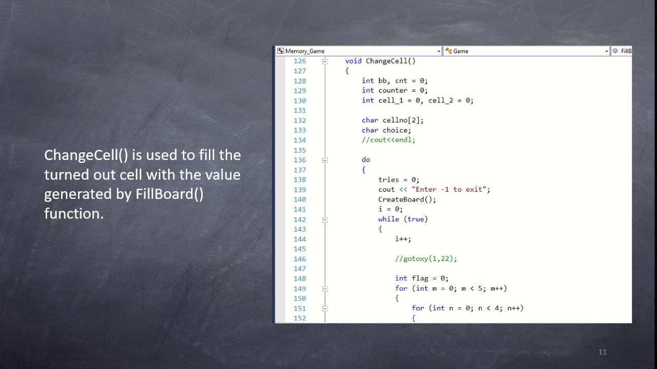 Memory Game (C++ Project) - YouTube