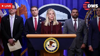 LIVE: AG Bondi & FBI Director Patel Announce Critical Update | AC15