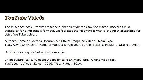 Citing online video clips