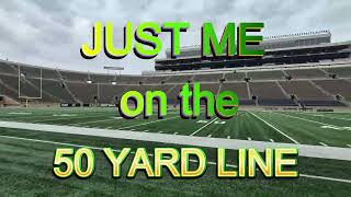 DAY 10 NOTRE DAME South Bend Indiana.  A must see in person.  Snuck onto the field.  WOOPS!!