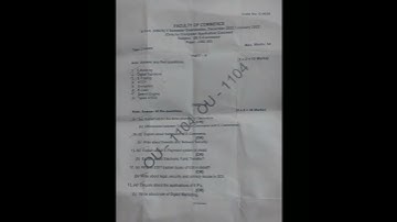 ecommerce of 5sem question paper osmania university.#osmaniauniversity#ou#questionpaper#shorts