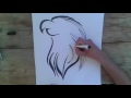 How to Draw an American Eagle Tattoo....طريقة رسم نسر وشم