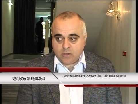სპორტისა და ახალგაზრდობის საქმეთა მინისტრი ლევან ყიფი...