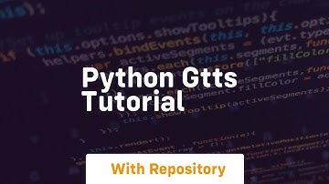python gtts tutorial