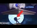 Sonic the hedgehog 2 end credits animation remake w comparison