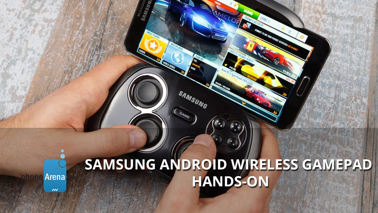 meloen toewijding Ideaal Samsung Android Wireless GamePad hands-on - YouTube