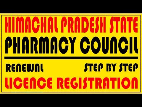 Himachal Pradesh State Pharmacy Council | License Registration & Renewal | Step by Step