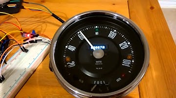 Classic Mini Arduino OLED Speedometer