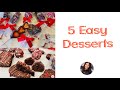 5 Easy 3-Ingredient Desserts