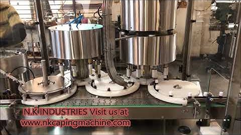 Monoblock (8+8) Pick and Place inner plugging & Screw Capping Machine