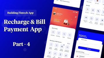 Recharge & Bill Payment App - Flutter Flow | HomePage UI | Part 4