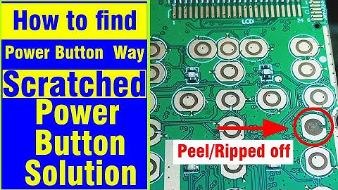 Power Button Scratched Solution | how to find peel power button | how to fix power button