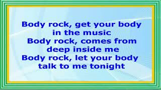 Body Rock - Maria Vidal (Lyrics Video)