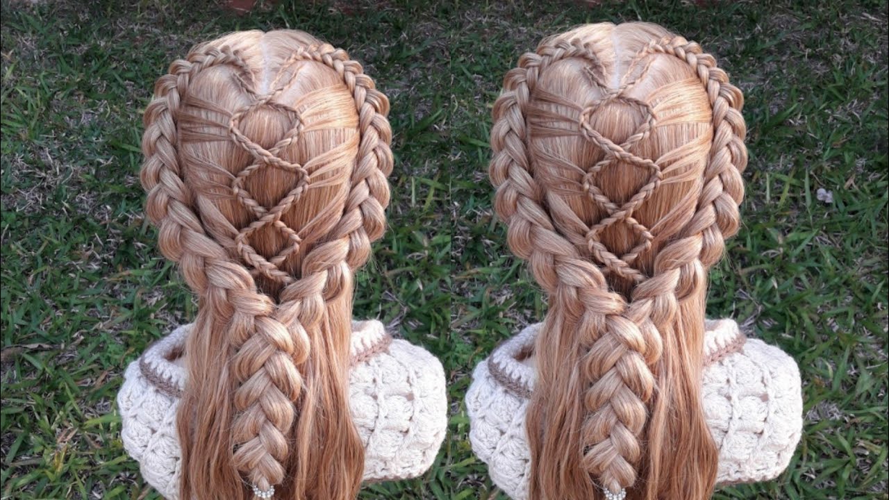 Trenza corazón 💖 | peinados fáciles | La reina de las trenzas