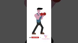 Boxing Character #shorts #animation #2d animated video #loop animation