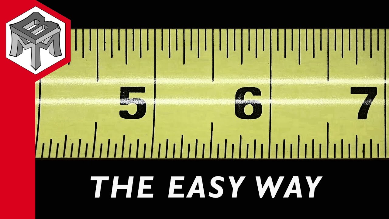 How to Read a Tape Measure - REALLY EASY - YouTube