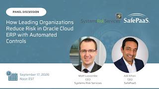 Oracle ERP Cloud: Effective Risk Management with Advanced Automated Controls