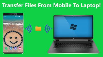 How to Transfer Files From Mobile To Laptop Without Data Cable Share Files From Mobile To Laptop!!