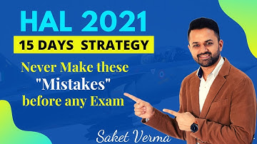 15 Days Strategy for HAL 2021 |  Don