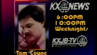 1987 KXJB Tom Coyne bumper