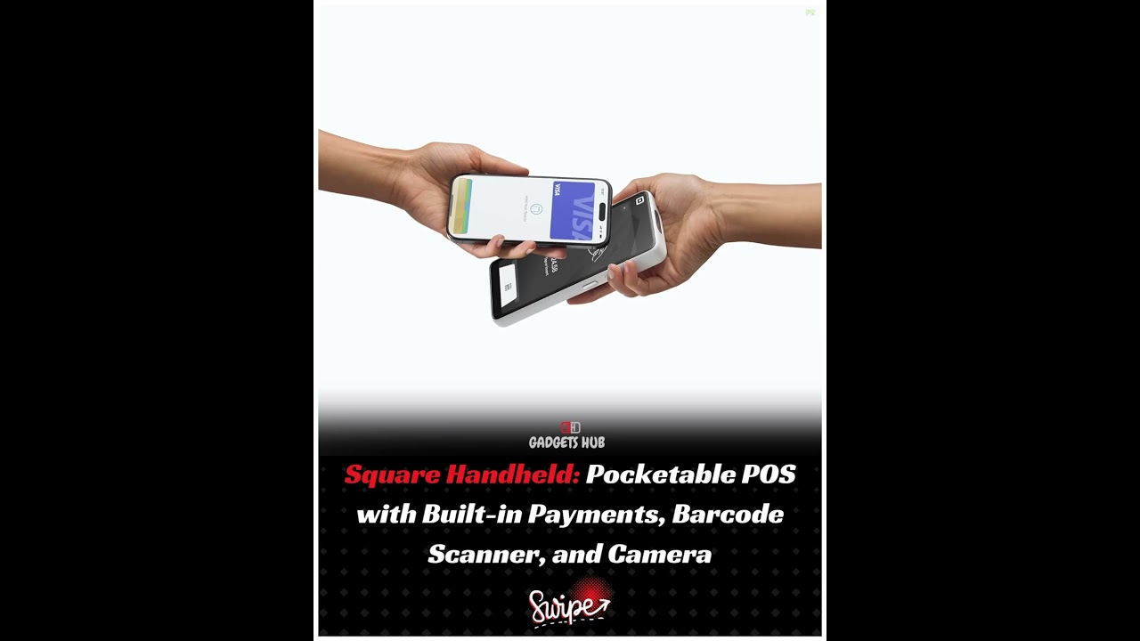 Square Handheld Pocketable POS with Built-in Payments 