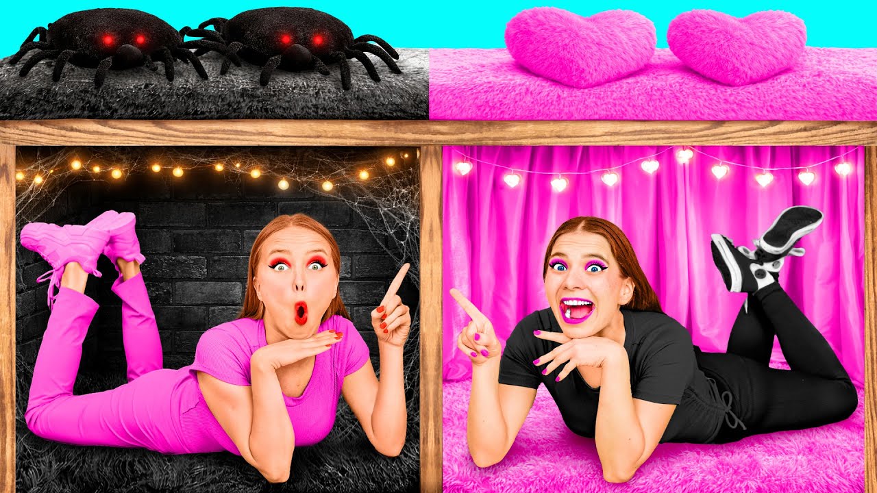 Секретный Домик Под Кроватью | Богатая vs Бедная Сумасшедшие Идеи для Пранков от Funny Funny