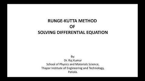 Runge-Kutta Method