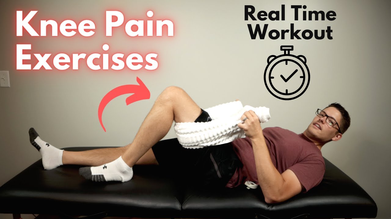 Real Time Knee Pain Relief Exercises - YouTube