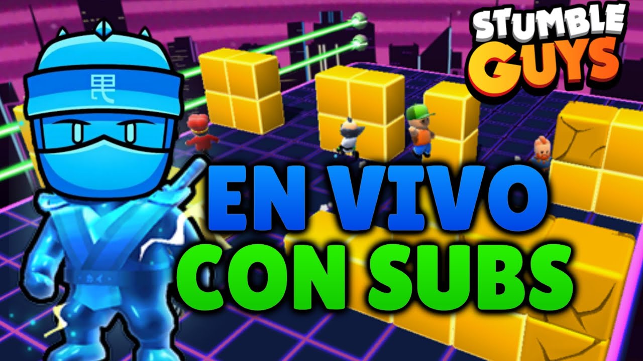 STUMBLE GUYS AO VIVO 💛 X-COR + SALINHAS NO BLOCK DASH