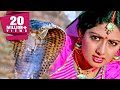 साँपों ने बचाई श्रीदेवी की जान | नगीना | Sridevi, Rishi Kapoor | Bollywood Movie Best Scene| Nagina