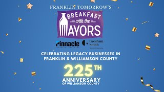 October 2024 Breakfast with the Mayors: Legacy Businesses