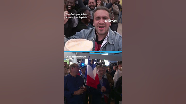 Voici la réaction des électeurs NFP et RN à 20h pétantes