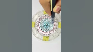 Spirograph ASMR Art: Mesmerizing Patterns for Deep Relaxation! #art #spirograph #shorts #2024 #asmr